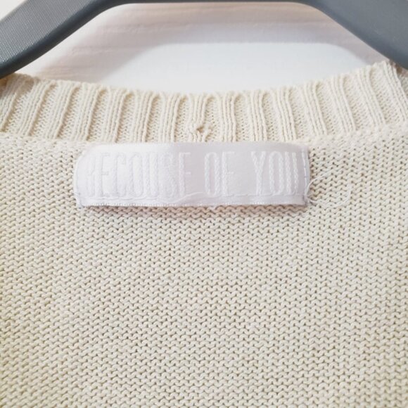 Vintage Teddy Bear Bow Coquette Shortsleeve Kawaii Novelty Cardigan M - Picture 4 of 7